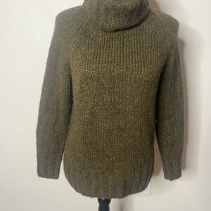 The‎ Group Babaton Women’s Brown Wool Blend Turtleneck Sweater Sz XXS